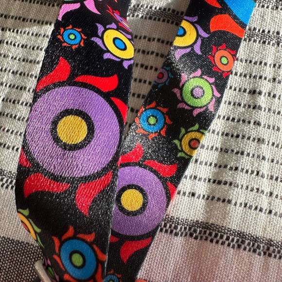 Optari orange bag with colorful strap, new with tags - Picture 3 of 7